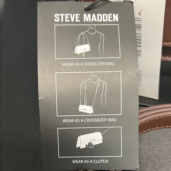 Steve Madden | Chocolate Brown Clutch/Shoulder/Crossbody Purse - Picture 4 of 15
